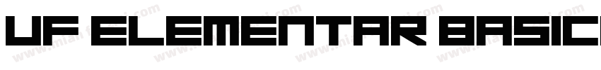 UF Elementar Basica13214字体转换